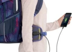 Coocazoo Hüftgurt TecCheck Mit Integriertem Power-Pack, Violet -Coocazoo Schulranzen Verkaufsgeschäft 13086921 03