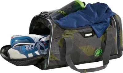 Coocazoo Sporttasche SporterPorter Polygon Bricks, Grey 2 Coocazoo Sporttasche SporterPorter Polygon Bricks, Grey – Bild 2