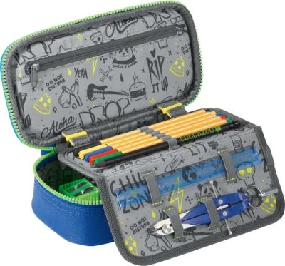 Coocazoo Etuibox PencilDenzel MeshFlash Neonyellow 2 Coocazoo Etuibox PencilDenzel MeshFlash Neonyellow – Bild 2