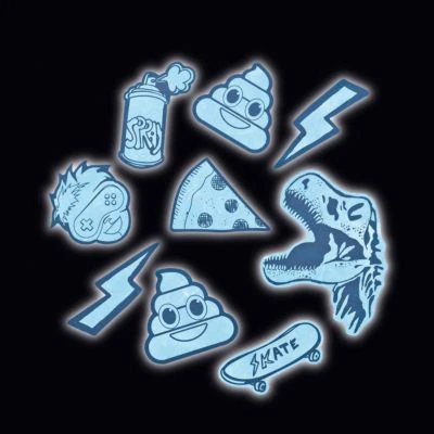 Coocazoo Sticker-Set StickyRicky Blue, Reflektierend 2 Coocazoo Sticker-Set StickyRicky Blue, Reflektierend – Bild 2