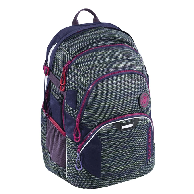 Coocazoo Schulrucksack "JobJobber", Wildberry Knit 1 Coocazoo Schulrucksack "JobJobber", Wildberry Knit