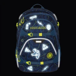 Coocazoo Aufkleber-Set "StickyRicky", Blau, Reflektierend Und Wasserfest, Selbstklebende Textilsticker -Coocazoo Schulranzen Verkaufsgeschäft 49228