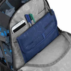 Schulrucksack Coocazoo MATE, Blue Craft, AGR-Zertifikat -Coocazoo Schulranzen Verkaufsgeschäft 59277