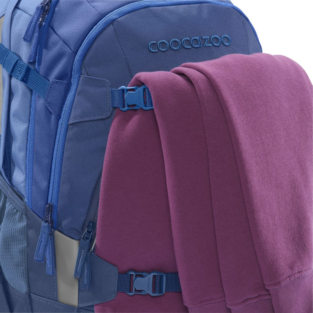 Schulrucksack Coocazoo MATE, All Blue, AGR-Zertifikat 3 Schulrucksack Coocazoo MATE, All Blue, AGR-Zertifikat – Bild 3