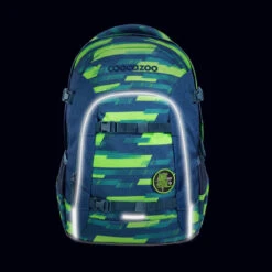 Schulrucksack Coocazoo JOKER, Lime Stripe, AGR-Zertifikat -Coocazoo Schulranzen Verkaufsgeschäft 77072