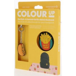 COLOUR UP-Set Coocazoo Fast Food: Anhänger & Patch -Coocazoo Schulranzen Verkaufsgeschäft 77333