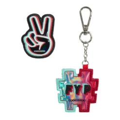 Coocazoo Schulranzen Verkaufsgeschäft 34 COLOUR UP-Set Coocazoo Social Life: Anhänger & Patch